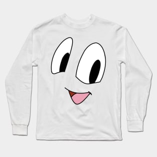 Cartoon Happy Face Long Sleeve T-Shirt